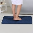 thumbnail image 5 of TopLLC Thick Striped Memory Foam Bath Rugs, Soft Absorbent Velvet Bathroom Mats, Dots On Underside, Machine Washable Bathmat, Carpet Rug Room Décor For Shower Floor, 5 of 5