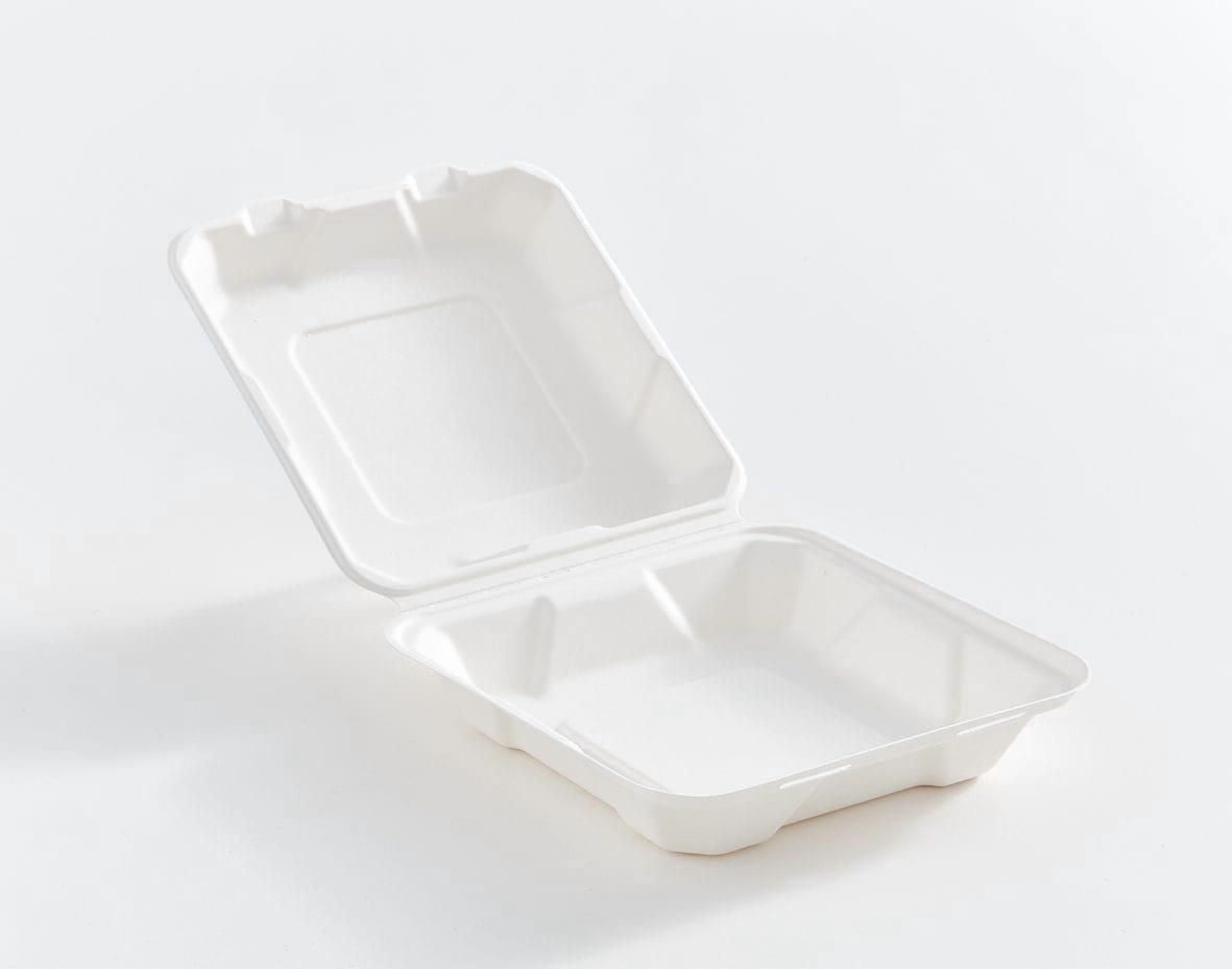 Eco Guardian 8” x 8” Fibre Hinged Container