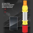 thumbnail image 4 of Solar Water Pump, Deep Well Pump 4 Blade Impeller DC24V 300W  For Agricultural Irrigation, 4 of 8