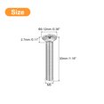 thumbnail image 2 of Unique Bargains Vis de Machine à Tête Ovale M5x30mm, Lot de 25, Vis à Tête Fraisée Légèrement Relevée en Acier Inoxydable 304, 2 of 5