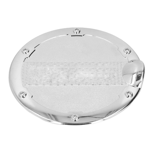 Fuel Cover Trim, Gas Oil Filler Sticker Waterproof High Toughness Stylish Electroplated For Car Black,Silver