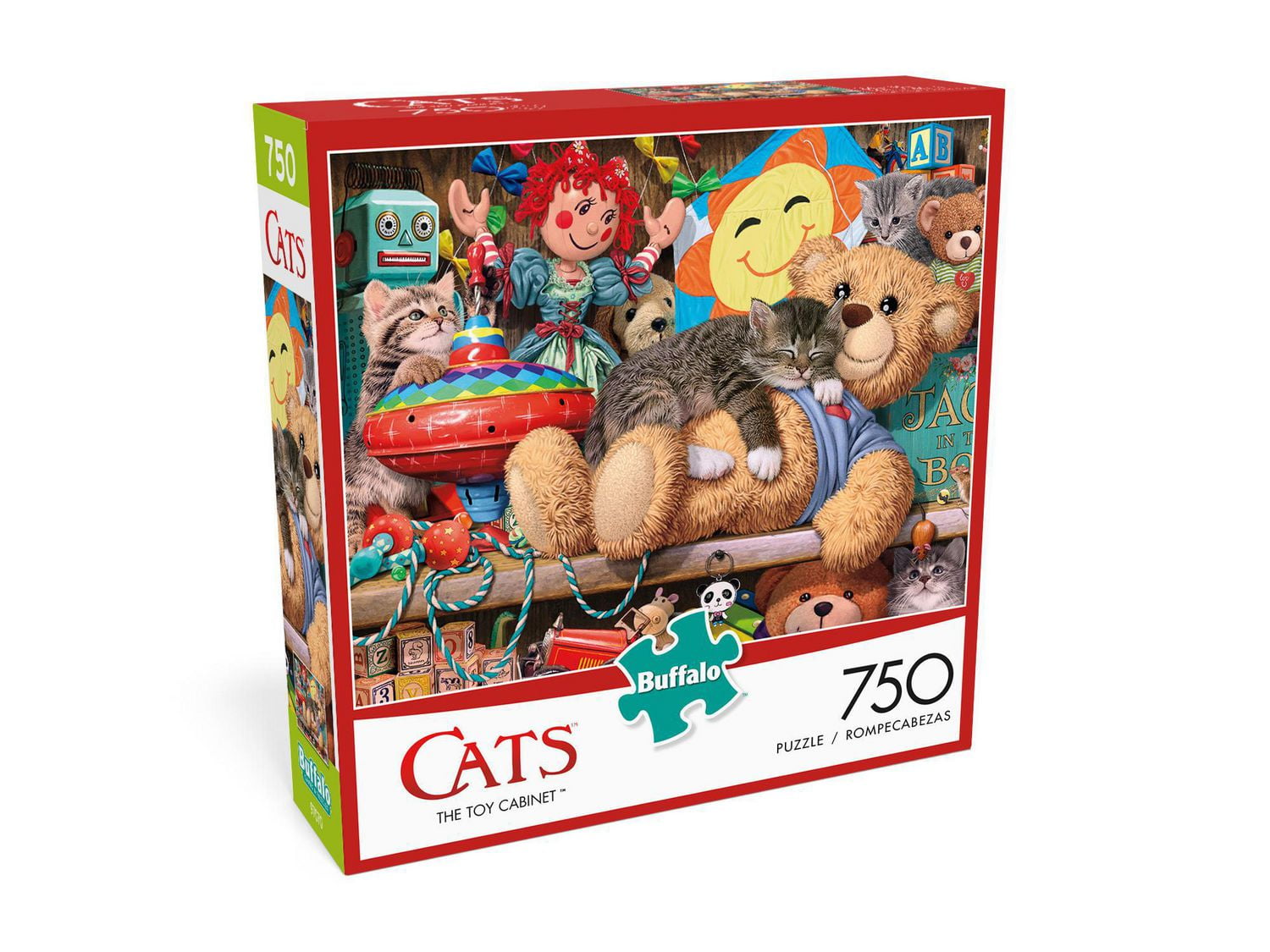 Buffalo Games - Le puzzle Cats Series - The Toy Cabinet - en 750 pièces