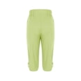 thumbnail image 3 of Cameland Capris pour Femmes Décontractés d'Été Mode Légers Extensibles Pantalons Capri Pantalon de Plage, 3 of 5
