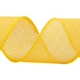 thumbnail image 2 of Joycrosso Burlap Wired Edge Ribbon 1.5 inch x 10 Yards, Yellow, Ideal for Crafting, Gift Wrapping, Wreath, Christmas Tree, and Rustic Wedding Decorations, 2 of 4