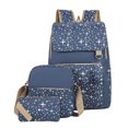 thumbnail image 1 of Wangsaura Toddler Girl Backpack Cute 3 In 1 Bookbag Preschool Backpack with Shoulder Bag and Pencil Case Set, 1 of 3