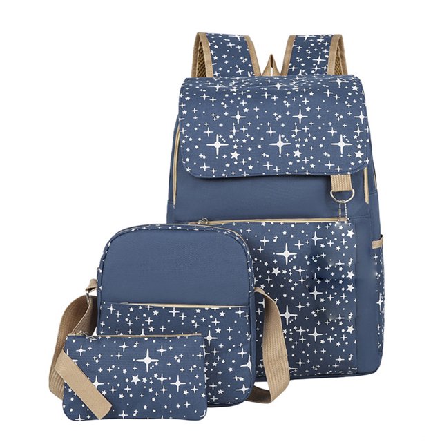 Wangsaura Toddler Girl Backpack Cute 3 In 1 Bookbag Preschool Backpack with Shoulder Bag and Pencil Case Set
