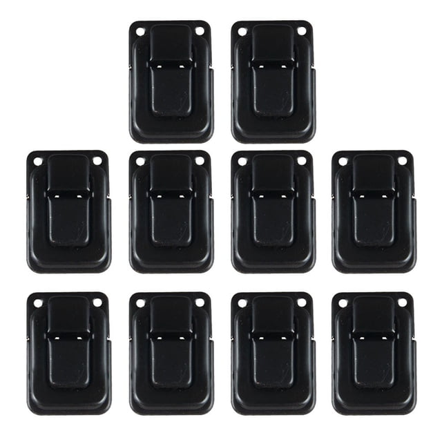Lefu 10PCS Retro Luggage Buckle Metal Lock Wooden Box Buckle Furniture Hardware