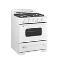 thumbnail image 3 of Unique 30' Classic Retro Marshmallow White Offgrid Range With Large Power Burner, 3 of 7