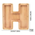 thumbnail image 3 of WRKEKC Clearance Personalized Wooden Name Money Box Wooden Deposit Box Twenty Six English Letters, 3 of 5