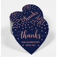 thumbnail image 2 of Inkdotpot Real Rose Gold Foil Thanks For Celebrating With Me Birthday Tags Favor Hang Paper Tags 50 Pieces, 2 of 6
