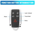 thumbnail image 3 of Unique Bargains Car Replacement Key Fob Shell Case Black KR55WK49244 for Jaguar X-Type 2007-2008, 3 of 13