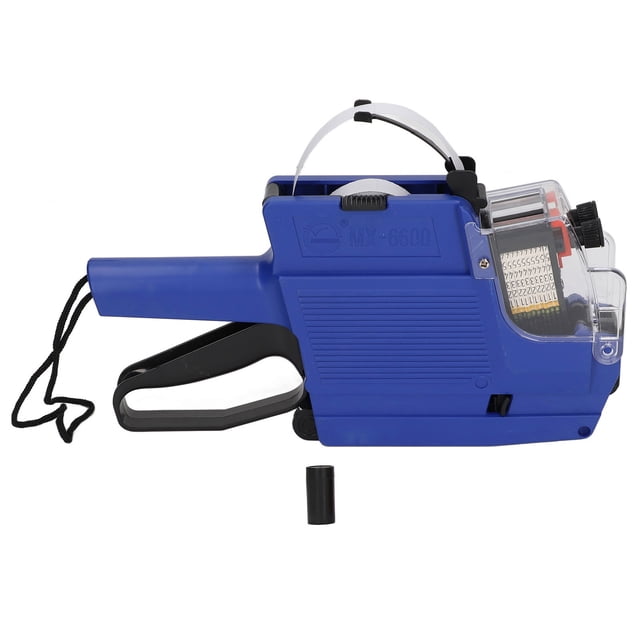 Prices Marker, 10 Digits 2 Lines Price Tag Wide Application For Office Blue