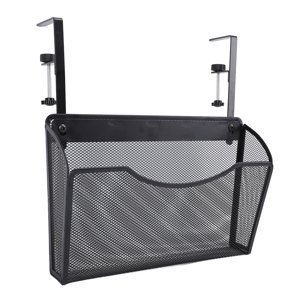 Hanging Desk Organizer, Clamp on Desk Organizer, Adjustable Desk Side Storage Organizer for School, Dormitory, Office and Home