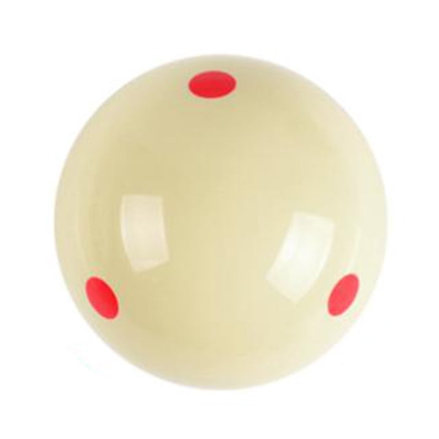 Blue 6 Dot - Spot Pool - Billiard Practice Training Cue Ball 6 Oz - 2 1/4" Red