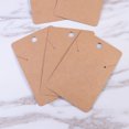 thumbnail image 3 of 100 Sets Kraft Paper Earring Cards Holder Earring Display Cards with OPP Bags, 3 of 8