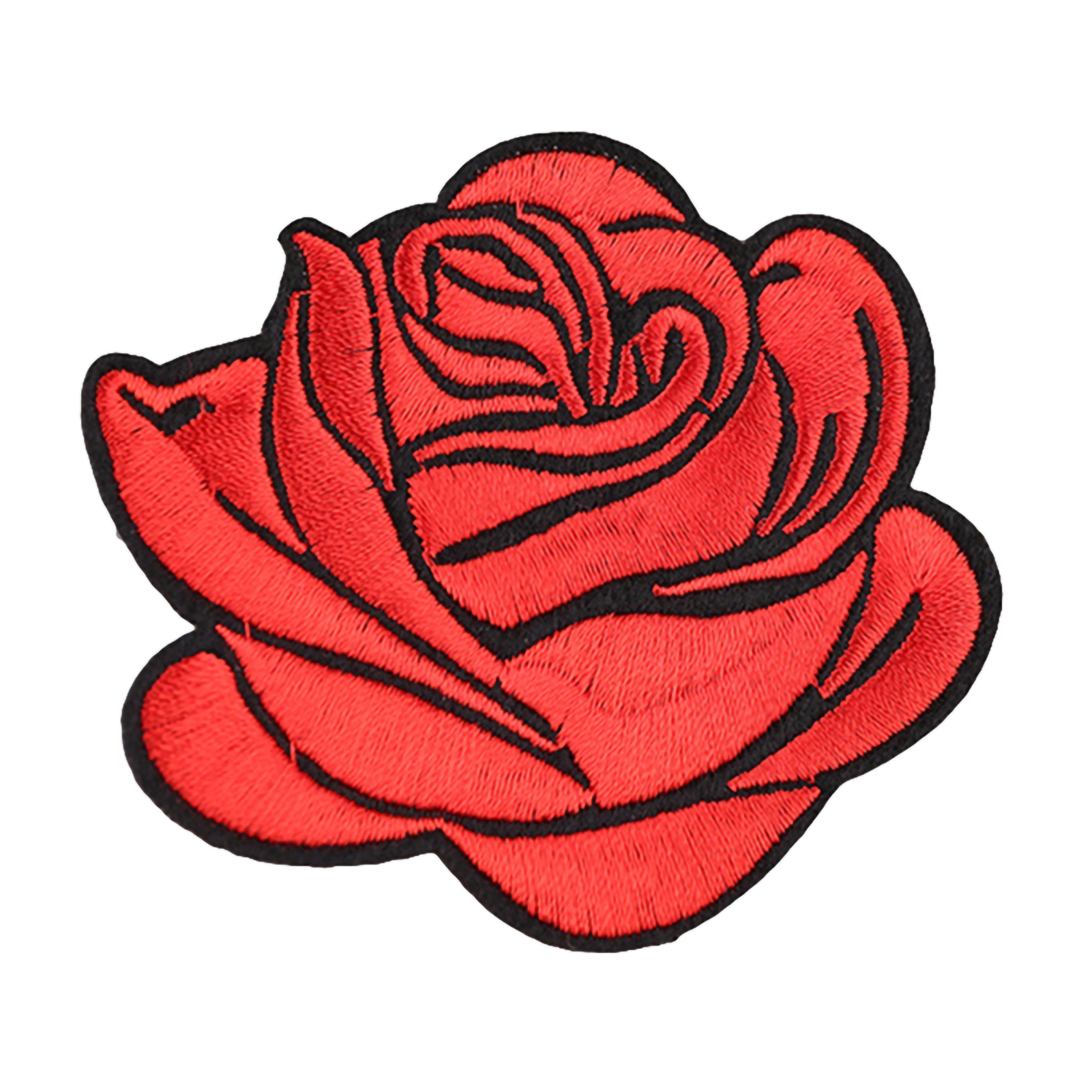 HEVIRGO Clothes Patch Rose Iron On Cloth Flower Badge Patch Clothes Accessory for Clothing