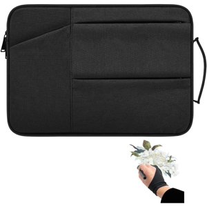 XiHAMA Sac de transport avec Gants Artist Graphics Sac de protection pour tablettes de dessin compatible avec Huion H610 Pro, HS610, HS611, Xp-Pen Déco 01, Étoile 06, Ugee M708 et VEIKK A30, A50