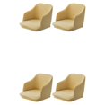 thumbnail image 1 of Transemion 2x Quick Installation And Easy Care Stretchy Chair Covers For Maintenance High Elastic Full cream-coloured 2Set, 1 of 6