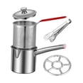 thumbnail image 3 of Deep Frying Pot with Stainless Steel Basket with Anti Scald Handle Multifunction Combo 1.2L, 3 of 9