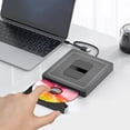 thumbnail image 1 of External Optical Drive,USB 3.0 & Type-C DVD Drive,Portable CD/DVD Burner,Plug and Play,5Gbps Transmission,Compatible with Laptop/Desktop,Supports Multiple Systems,Silent Reading,Data Cable Storage, 1 of 9