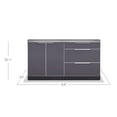 thumbnail image 4 of NewAge Products Outdoor Kitchen Aluminum 3 Piece Cabinet Set with Countertops, 4 of 11