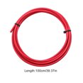 thumbnail image 2 of QualitChoice Road Bike Disc Brake Hose Temperature Resistant Bicycles Cable Cycling Oil Tube Professional Braking Pipe Red 1m 1Set, 2 of 6