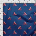thumbnail image 2 of oneOone Cotton Poplin Fabric Bird Block Print Fabric By The Yard 42 Inch Wide, 2 of 4