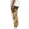 thumbnail image 4 of WRKEKC Cargo Pants for Men Camouflage Elastic Waist Straight Leg Drawstring Pocket Work Pants for Gear, 4 of 7