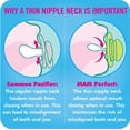 thumbnail image 2 of MAM Perfect Night Pacifiers, Glow in the Dark Pacifiers (2 pack) MAM Pacifiers 0-6 Months, Best Pacifier for Breastfed Babies, Baby Boy Pacifier, 2 of 9