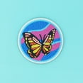thumbnail image 4 of UNIQUE CREATIV CRAFT Diamond Art Coaster Kit - Butterfly, 6 pcs, Age 8+, Beginner, 10.2 cm (4 in), 4 of 6