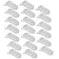 thumbnail image 1 of 20pcs Clear KAM Pacifier Clips / Suspender Clips with Gripping, 1 of 8