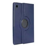 Case For Samsung Galaxy Tab A9 Plus 11” Tablet Cover for Samsung Tab A9 SM-X210/X215/X216/X218 360 Degree Rotating Leather Cover Dark Blue Tab A9 Plus 11 inch