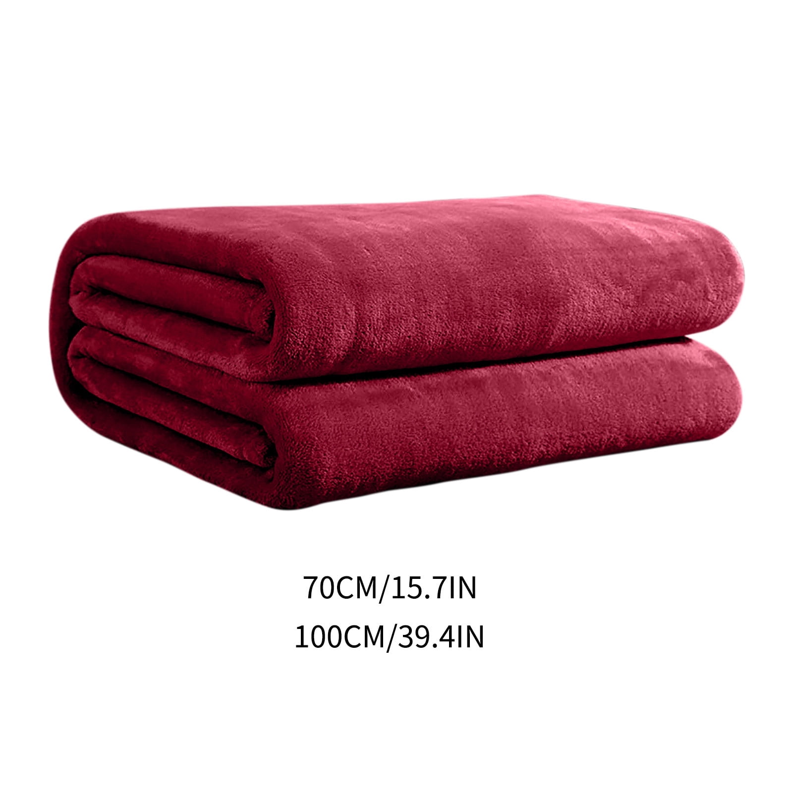 Thin Blankets for Summer,Lightweight Summer Blanket Solid Color Flannel Blanket Summer Conditioning Blanket Office Nap Blanket -Layer Double-Sided Flannel Blanket All Season Thin Blanket