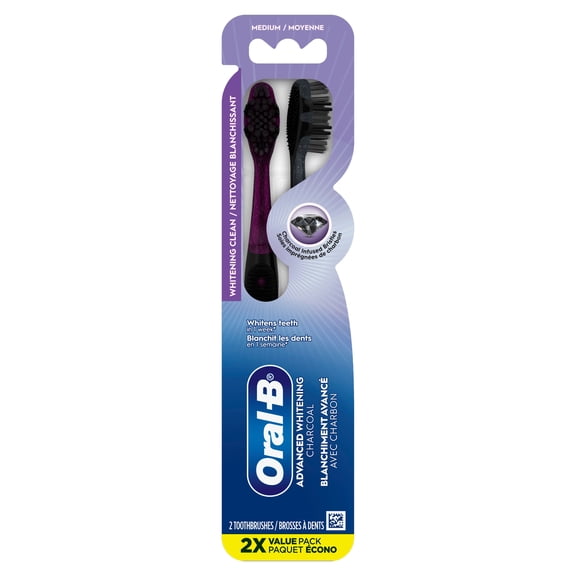 Oral-B Brosse à Dents au Charbon, Moyenne