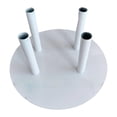 thumbnail image 1 of Siruishop Flower Pole Display Stand Base Flower Holder Stand Centerpiece Round Iron Flower Holder Rack for Reception DIY Florist Crafts Four Holes, 1 of 8