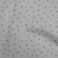 thumbnail image 1 of oneOone Popeline de Coton Sergé Tissu Gris Rétro Écouteurs Robe Tissu Imprimé Tissu au Mètre 56 Pouces de Large, 1 of 5