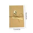 thumbnail image 3 of 10pcs Birthday Invitation Card Birthday Cards Kraft Paper Card Mother's Day Gift Card Flower Cards Blessing Card Wedding Cards Party Card Flowers Greeting Card, 3 of 6