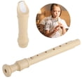 thumbnail image 3 of Flûte à Bec Soprano Blockflöte avec Sac de Rangement, Flûte à Bec en Plastique Style Allemand Touche C de Doigt Baroque, Instrument Flûte à Bec pour Adultes Débutants, 3 of 9