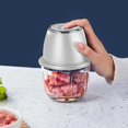 thumbnail image 4 of TIELUTT Mini Food Processor 350ml Compact Kitchen Chopper Efficient Vegetable Meat Grinder Kitchen Aide Handheld Mixer Stand Cake Mixer Timer Kitchen Container Working Remotely Sign Stand Mixer Slidi, 4 of 4