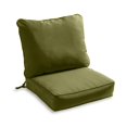 thumbnail image 1 of South Pine Porch Outdoor 2-Piece Deep Seat Cushion Set, Hunter Green, 1 of 4