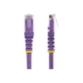 thumbnail image 2 of StarTech.com 6 Pieds CAT6 Ethernet Cable, 10 Gigabit Molded RJ45 650MHz 100W PoE Patch Cord, CAT 6 10GbE UTP Network Cable with Gravity, Purple, Fluke Tested/Wiring is UL Certified/TIA - Catégorie 6 - 24AWG (C6PATCH6PL) - Câble de Raccordement - RJ-45 (m) à RJ-45 (m) - 6 Pi - UTP - CAT 6 - Moulé - Violet, 2 of 4