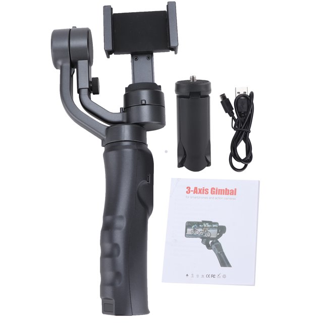 F6 Trois Axes Main Stabilisateur de Cardan Vlog Diffusion en Direct Antishake Support de Téléphone