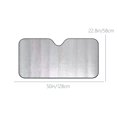 thumbnail image 3 of YIMWNYI Car Sunshade Sunscreen Heat-insulating Curtain, UV Protection Windshield Cover, Reduces Heat, Universal Fit, Compact Storage, Durable Design, Reflective Sun Block, 3 of 9