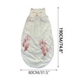 thumbnail image 2 of Adult Sleeping Bag with Cats Pattern, Soft Fabric, Enveloping Design, Washable Travel Camping Sleepover Lounge, 1-Pack, 2 of 6