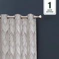 thumbnail image 5 of Hometrends Farley 84" Light Filtering Grommet Window Curtain Panel, Grey, 5 of 5