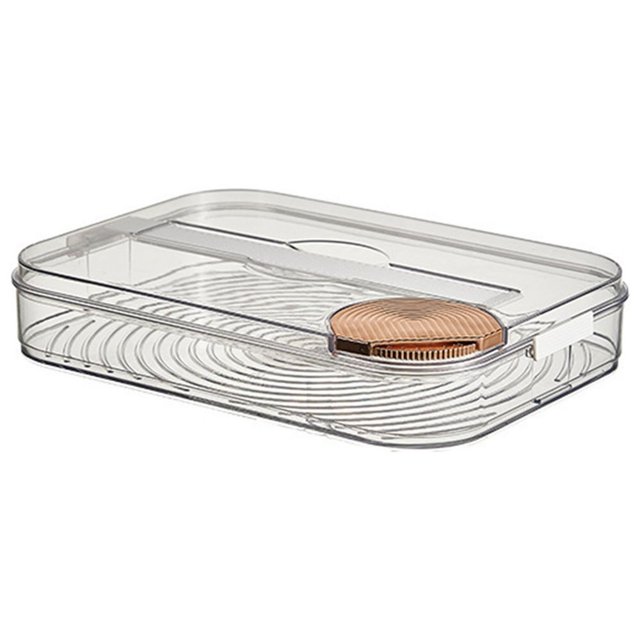 Large Capacity Multi Layers Food Storage Container with Dustproof Lid Food Classification Organization Easy Cleaning Fridge Food Storage Box