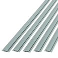 thumbnail image 1 of FASÃDE 47 in. Decorative Vinyl Divider Trim Argent Silver (5 Pack), 1 of 2