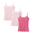 thumbnail image 3 of Timegard Camisoles 2 Pcs pour Femmes avec Soutien-Gorge Intégré Grande Taille Col Rond Respirantes Confortables Extensibles, 3 of 3
