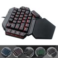 thumbnail image 2 of Onehanded Keyboard RGB Blacklight Mechanical Keyboard With Macro Definition Function, 2 of 14