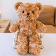 HLONK Christmas Teddy Bear Doll Soft Cuddly Teddy Plush Bear Stuffed Animal Toy Companion And Comfort Doll Plush Gift for Boys Girls Bear Doll for Christmas Valentine‘s Day